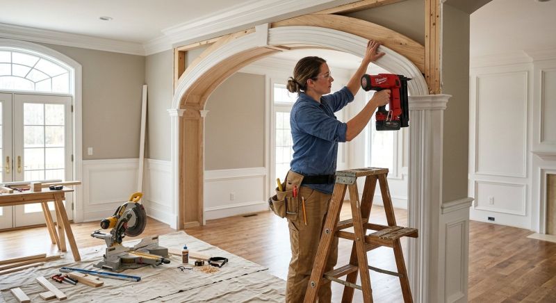 Custom Wood Trim Installation in Wilmington, NC