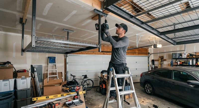 Ceiling Rack Installation in Fairfax, VA
