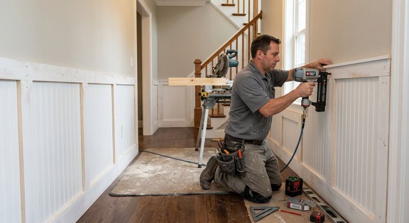 Wall Shiplapping in Wilmington, NC